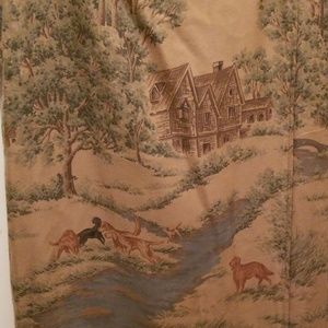 Ralph Lauren Scenic pattern wrap lined skirt